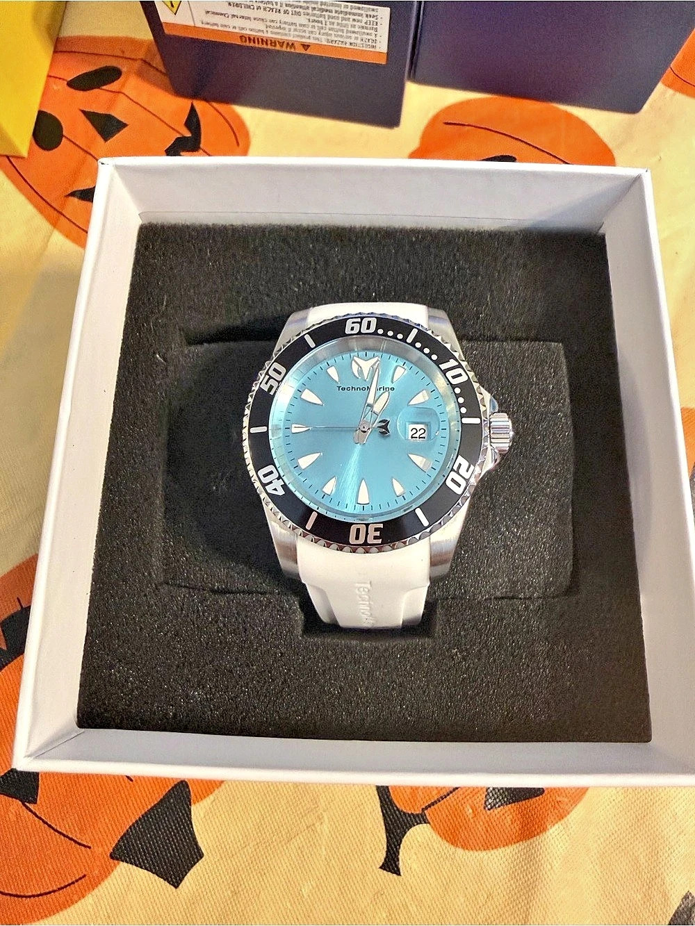 TechnoMarine Manta Sea by Invicta Men’s Watch- 42mm, Light Blue Dial(TM-225128)